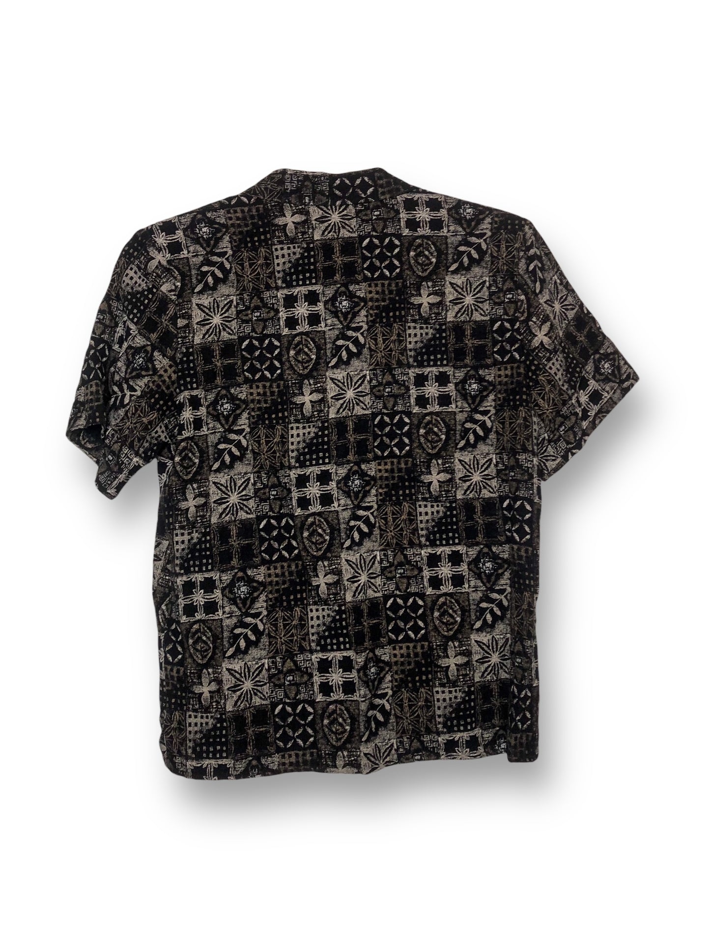 90’s Briggs Gray Patterned Blouse (M)