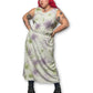 Y2K Maggie McNaughton Leaf Print Maxi Dress (2X/3X)