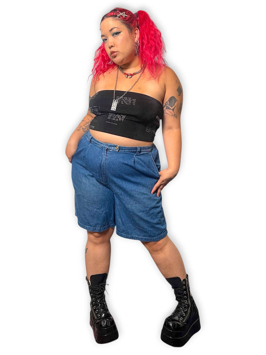 Y2K Karen Scott Denim Shorts (2X/3X)