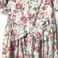 Vintage White Floral Maxi Dress (L/XL)