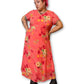 Y2K Floral Pink Maxi Dress (2X)