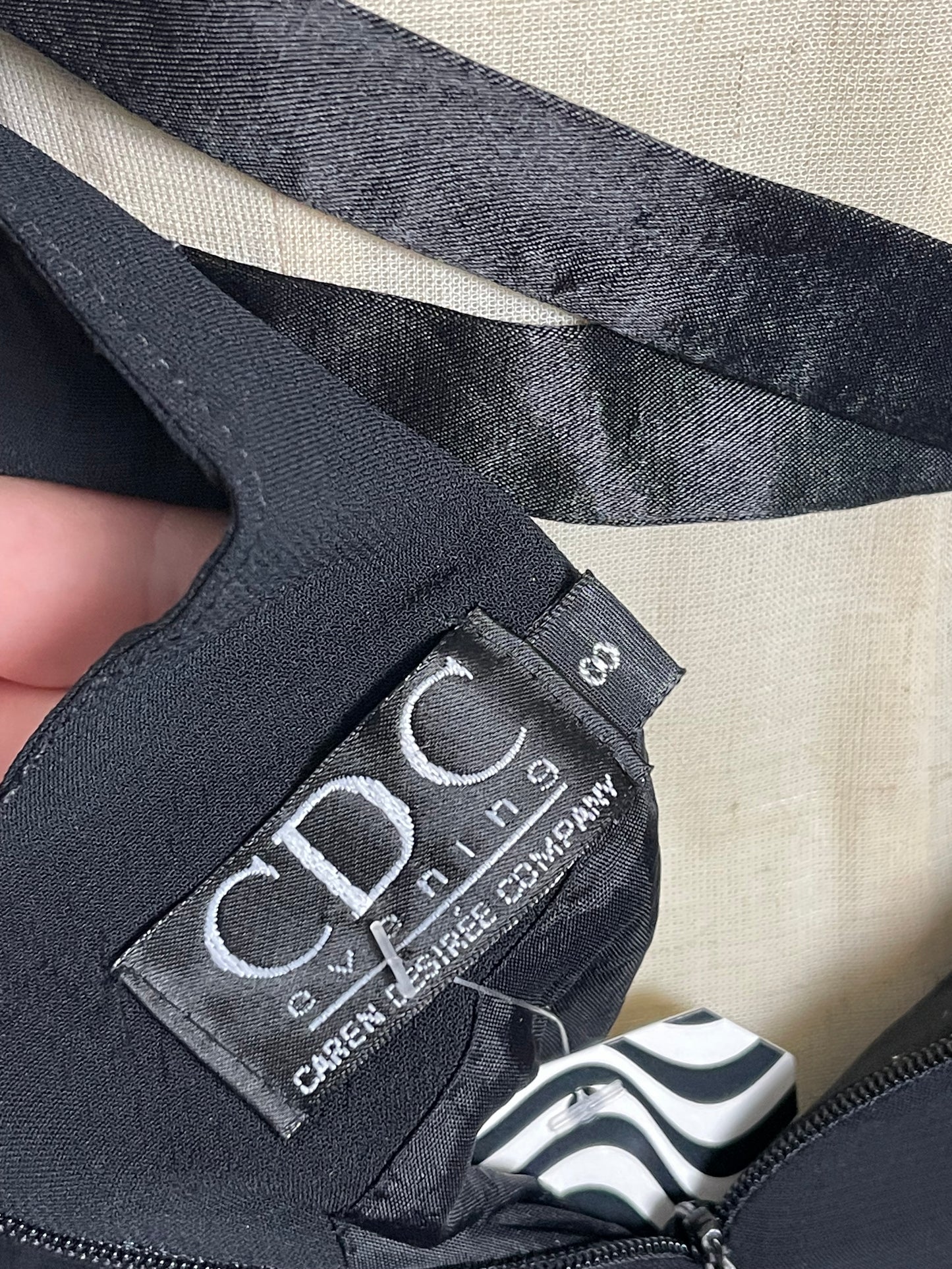 90’s/Y2K Black Evening Dress (S/M)