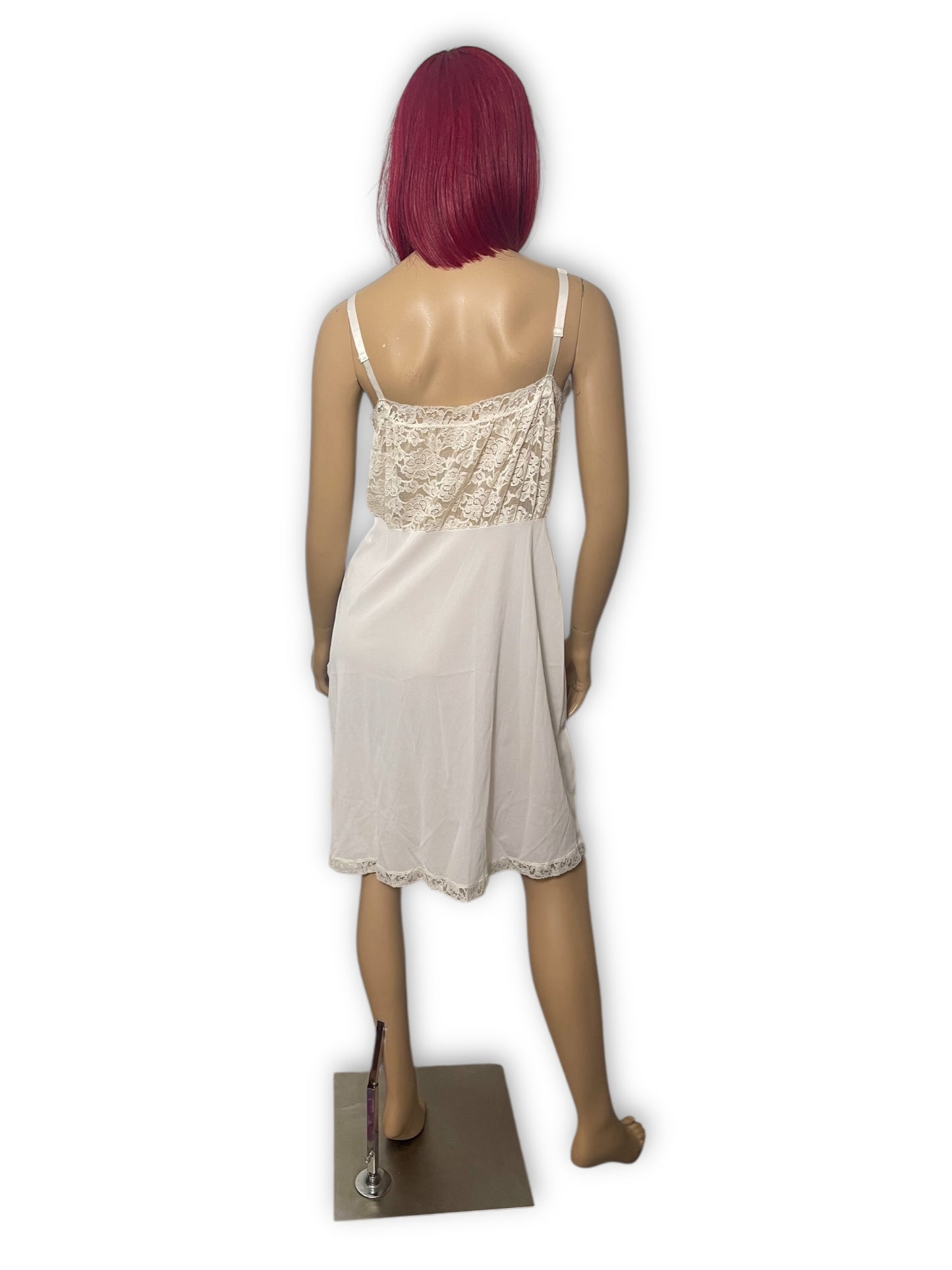 50’s/60’s Penney’s Adonna White Slip Dress (L)