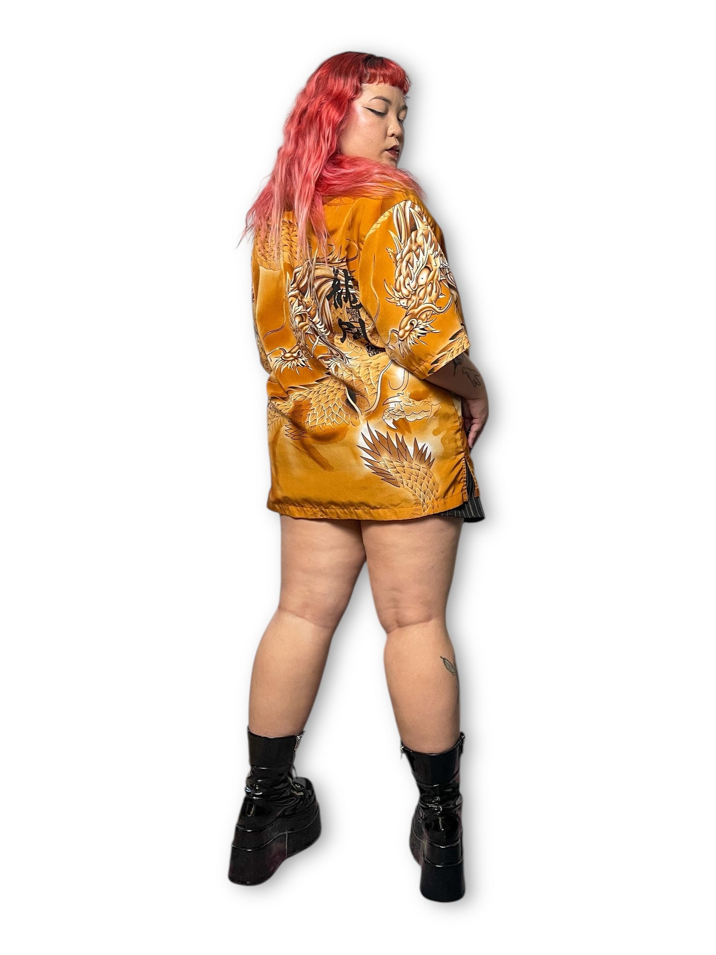 80’s/90’s Impaq Sportswear Graphic Dragon Print Shirt (XL/1X/2X)