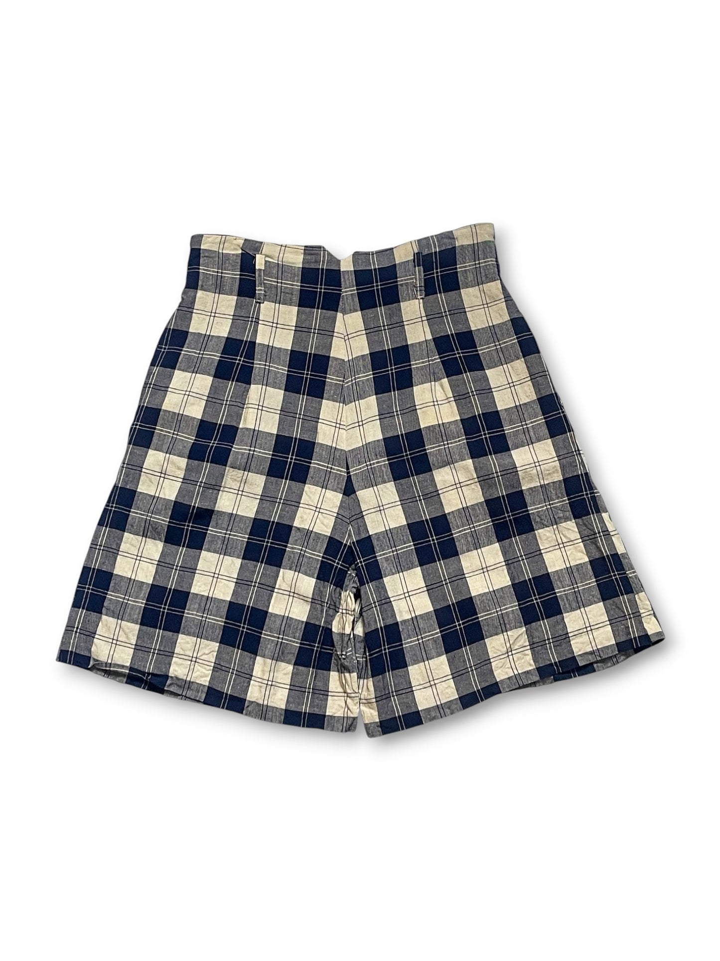 80’s Plaid High Waist Shorts (S/M)