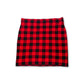 Gingham Plaid Bodycon Skirt (2X/3X/4X)