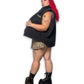 90’s/Y2K Black Work Vest (XL/1X/2X)