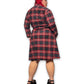 80’s Retro Grunge Shirt Dress (XL)