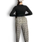 80’s Way Out Gray and White Patterned Pants (M/L)