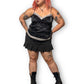 Y2K Worthington Black Satin Tank Top (2X)