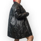 90’s Maxam Black Mosaic Patchwork Leather Jacket (XL)