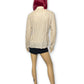 90’s/Y2K Spanner Cream Eyelet Blouse (L)