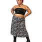 Y2K Leafy Print Midi Skirt (2X/3X)