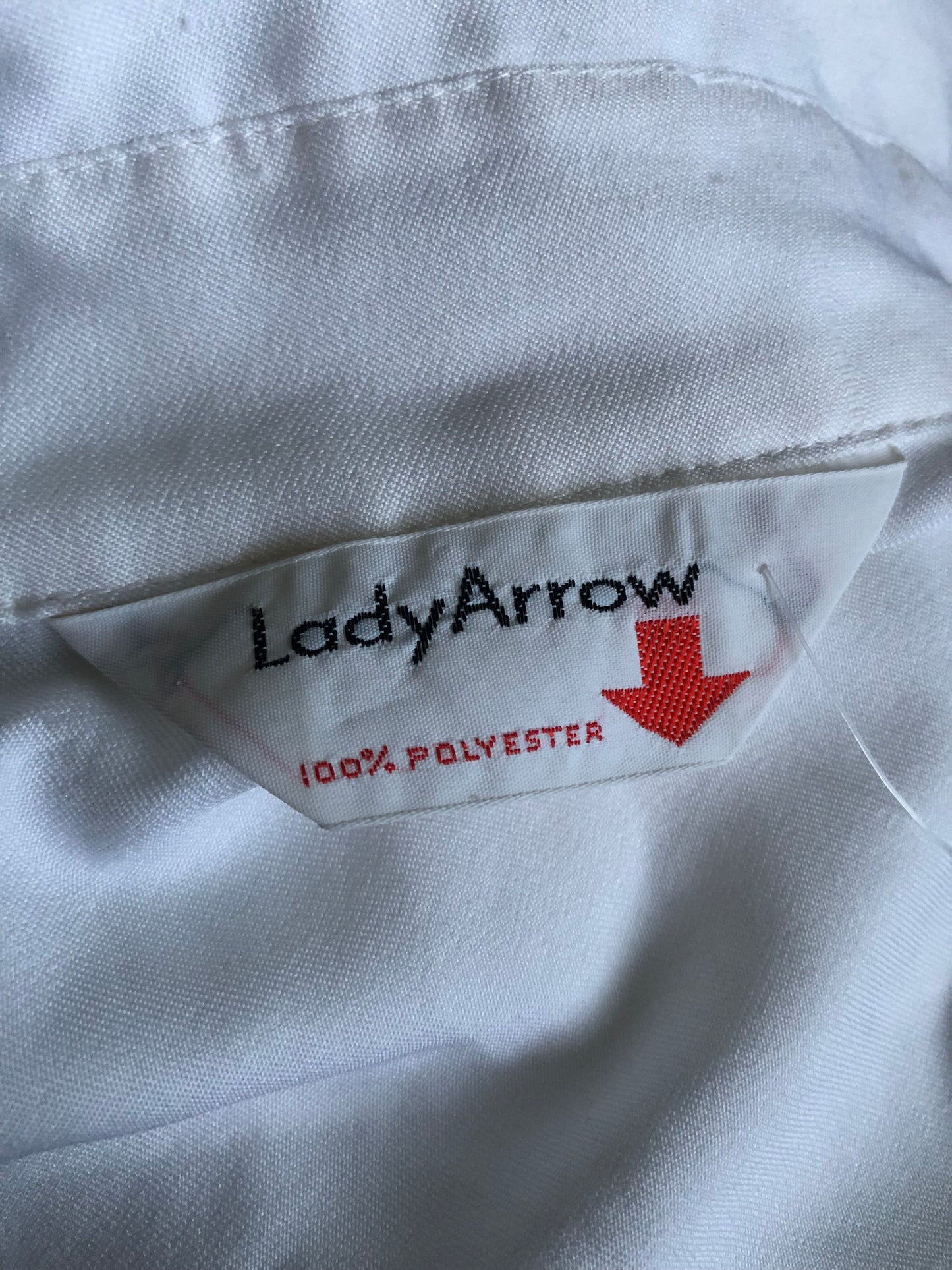 70’s Lady Arrow White Blouse (M/L)