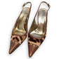 Dolce & Gabanna Leopard Slingback Heels (6/6.5)