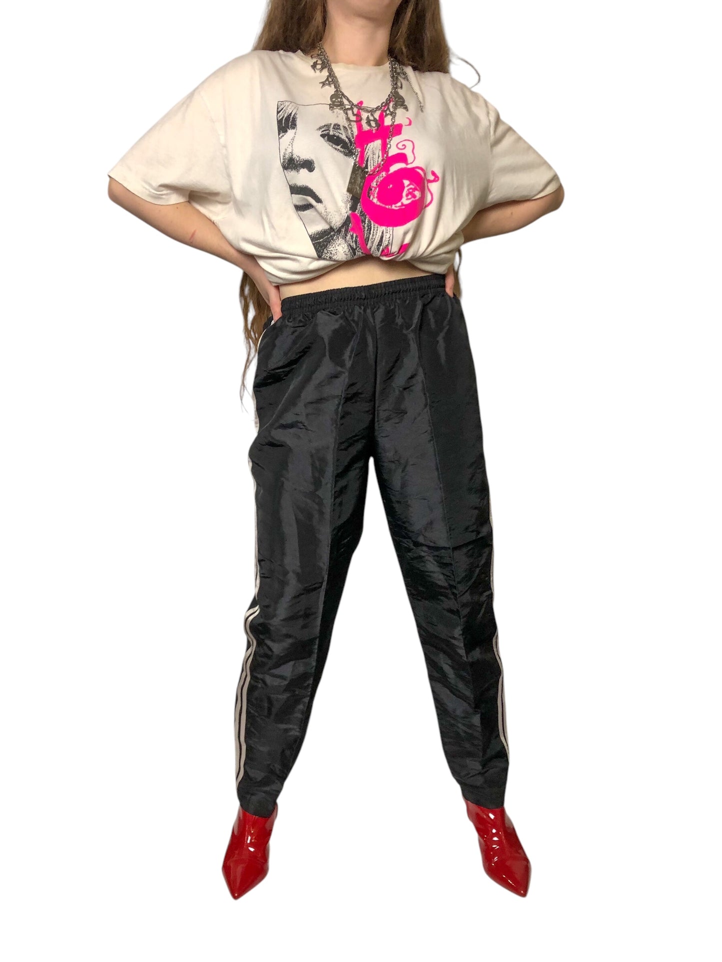 90’s Jumping Joy Black Track Pants (S/M/L)
