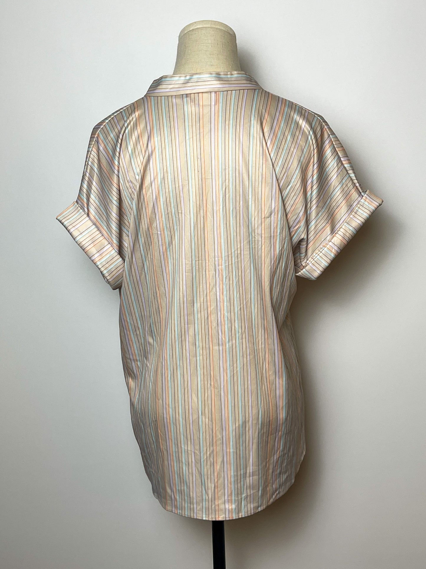 70’s Retro Striped Blouse (L/XL)