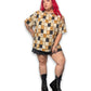 90’s Geometric Retro Blouse (3X/4X)