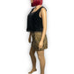 90’s/Y2K Ronni Nicole by Ouida Black Velvet Top (L)
