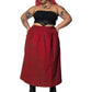 80’s/90’s Impressions II Red Patterned Corduroy Midi Skirt (2X/3X)
