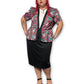 80’s Retro Peplum Dress (1X)