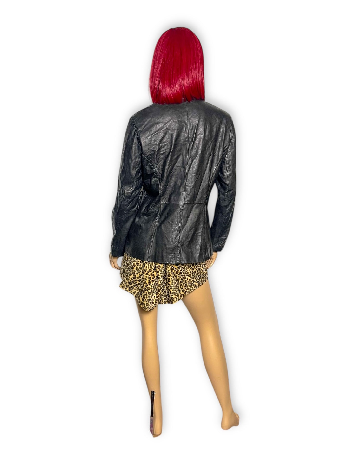 90’s /Y2K Pelle Studio by Wilson’s Black Leather Jacket (M)