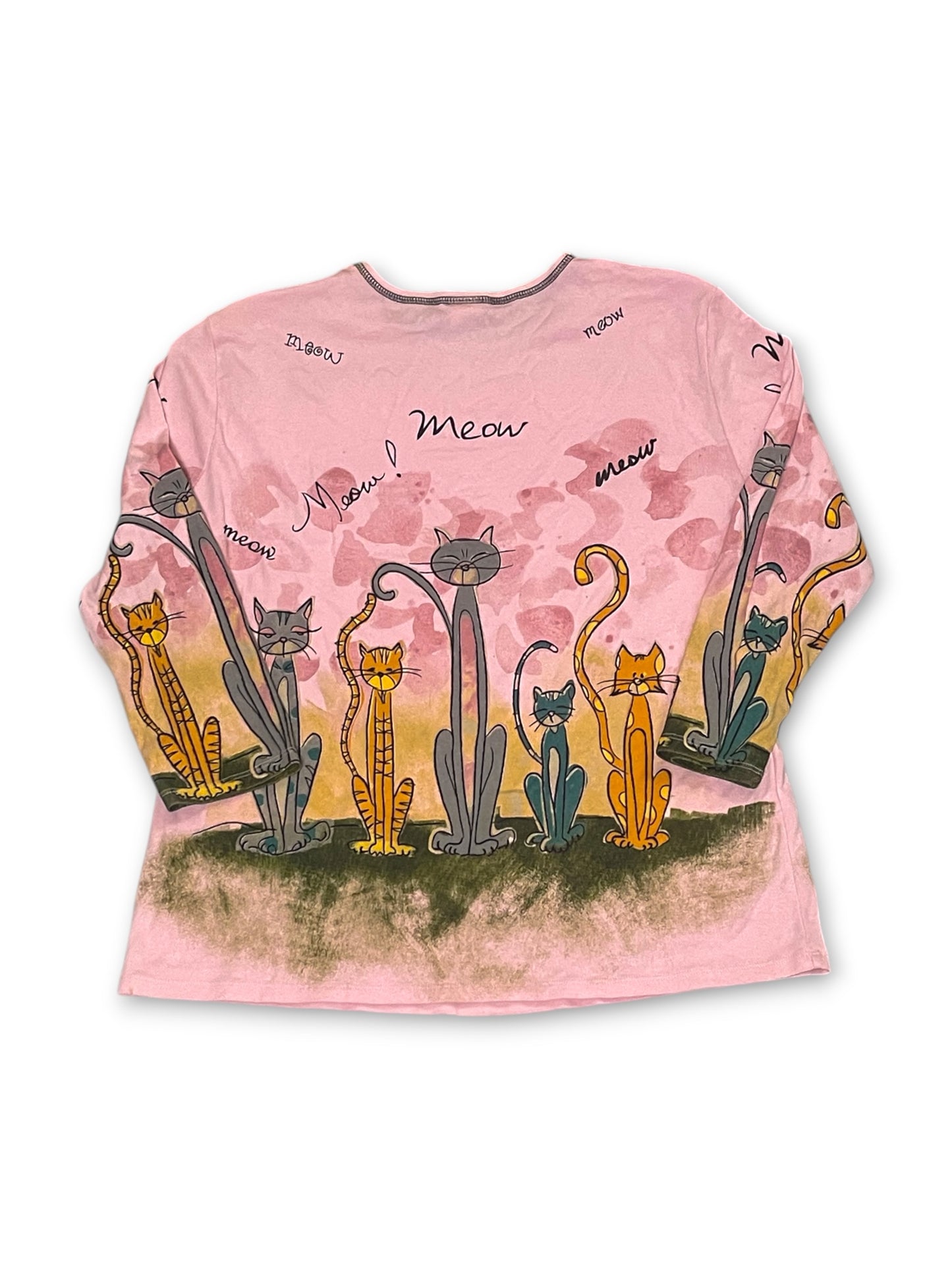 90’s/Y2K Kitty Cat Shirt (2X)