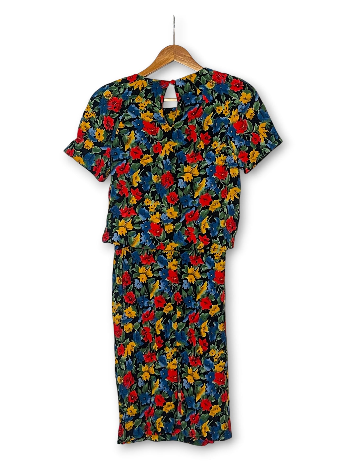 90’s Floral Midi Dress (M/L)