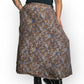 90’s Charter Club Brown Floral Patterned Maxi Skirt (3X)