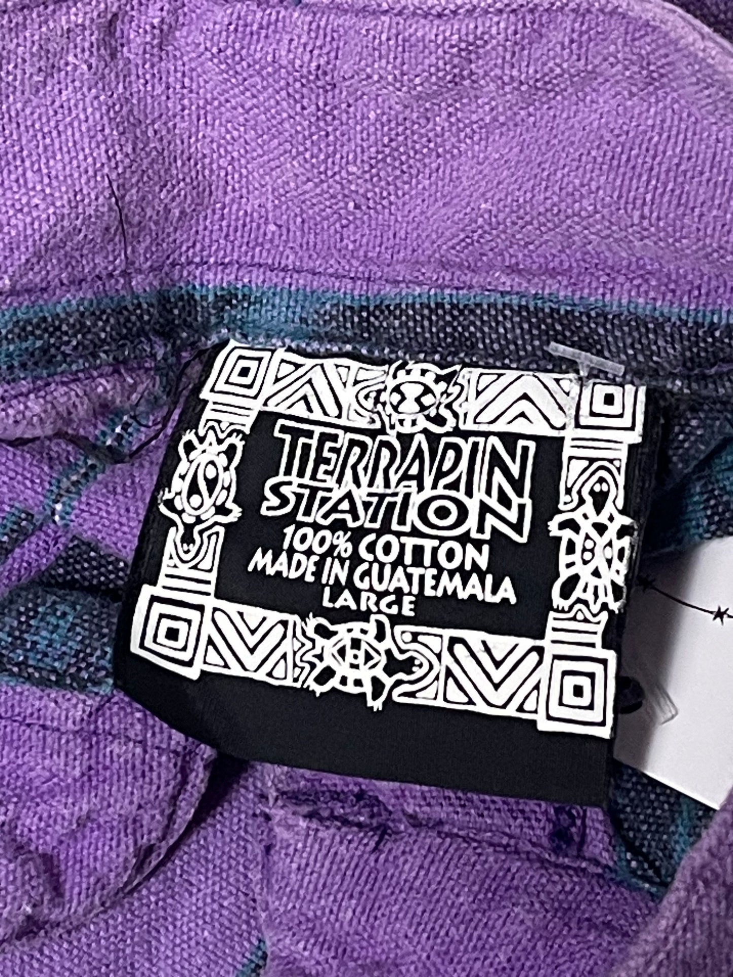 90’s/Y2K Purple Southwestern Print Shirt (L)