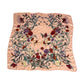 Vintage Pink Floral Satin Scarf
