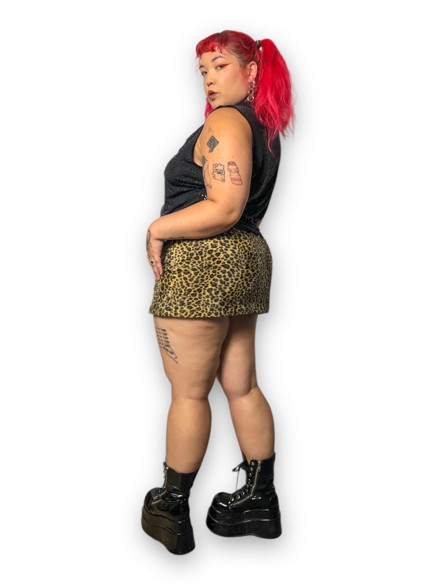 80’s/90’s Karen Scott Black Disco Top (XL/2X)