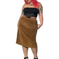 70’s Astor II Brown Corduroy Skirt (XL/2X)