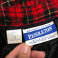 90’s Pendleton Red Tartan Plaid Pencil Skirt (L)