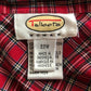 Y2K Talbots Red Tartan Plaid Button Down Shirt (3X)