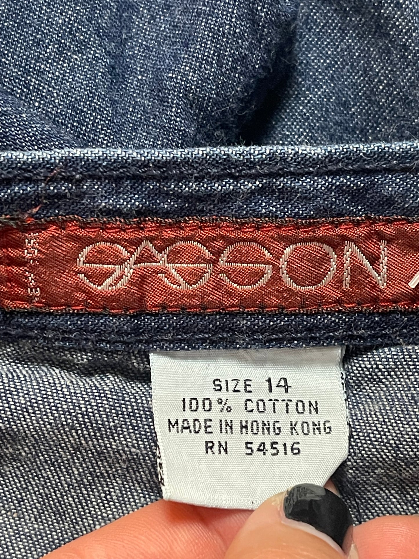 80’s/90’s Sasson Dark Wash Denim Shorts (L)