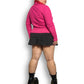 90’s/Y2K Casual Express Pink Knit Cardigan Sweater (XL)