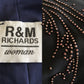 80’s/90’s R&M Richards Navy Blue Mesh Cardigan + Maxi Dress Set (2X)