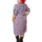 90’s Retro Floral Midi Dress (2X)