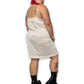 70’s White Slip Dress (2X)