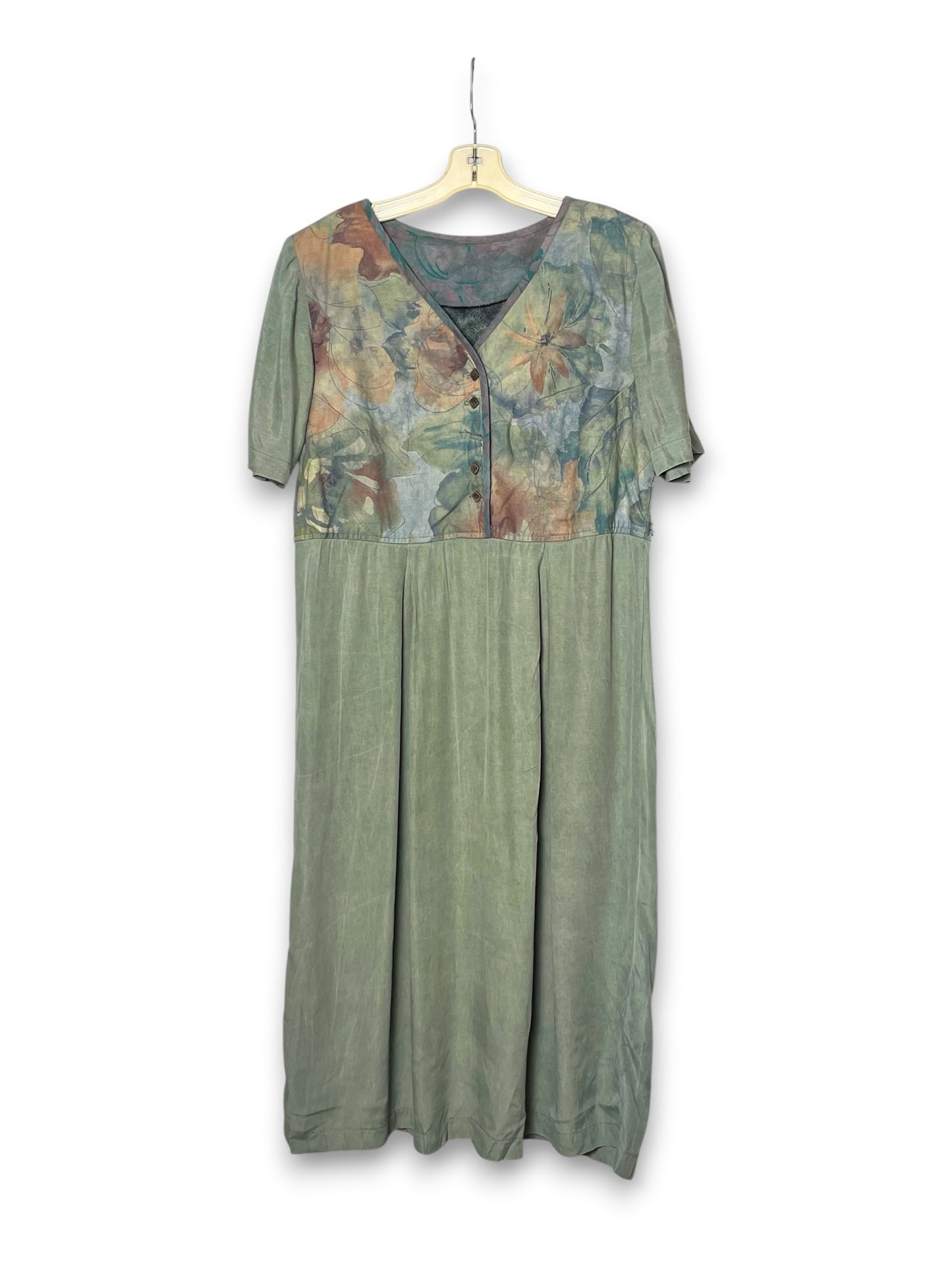 Vintage Cottage Maxi Dress (XL)
