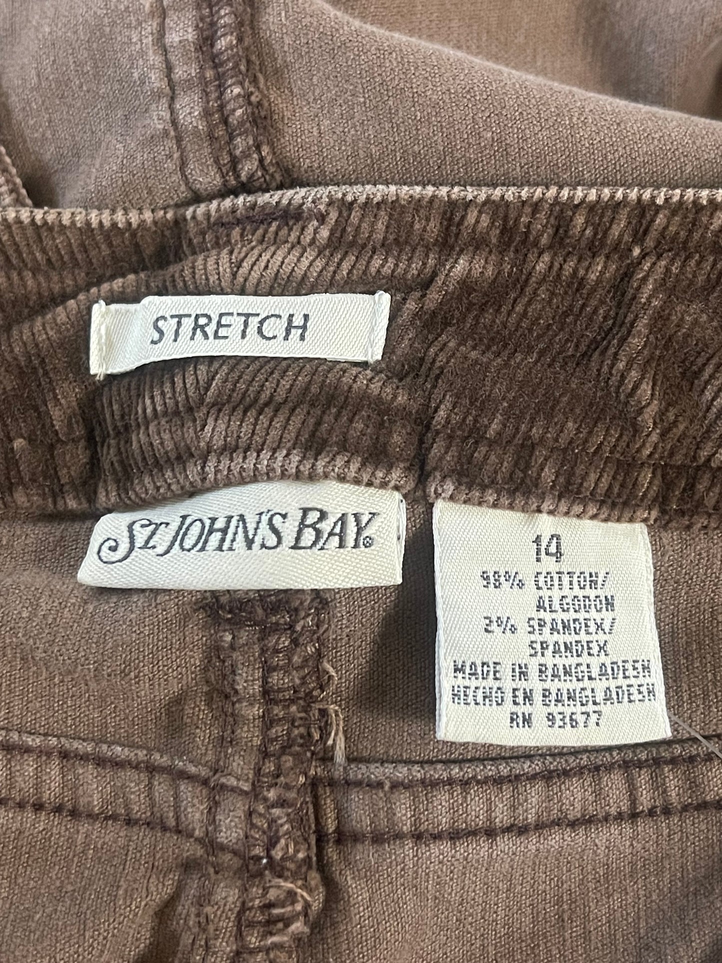 Y2K/Modern Brown Corduroy Skirt (XL)