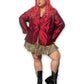 90’s/Y2K Shiny Red Blazer (4X)