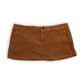Y2K Rampage Khaki Corduroy Micro Mini Skirt (L)