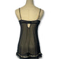 Y2K Black Leopard Chemise (L)