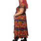 90’s/Y2K Boho Print Maxi Dress (XL/1X)