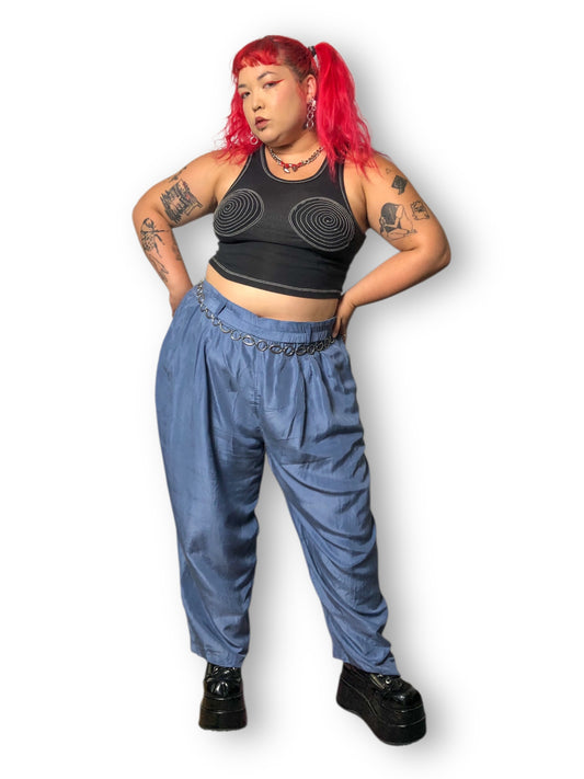 90’s Venezia Vitale Steel Blue Pants (3X)