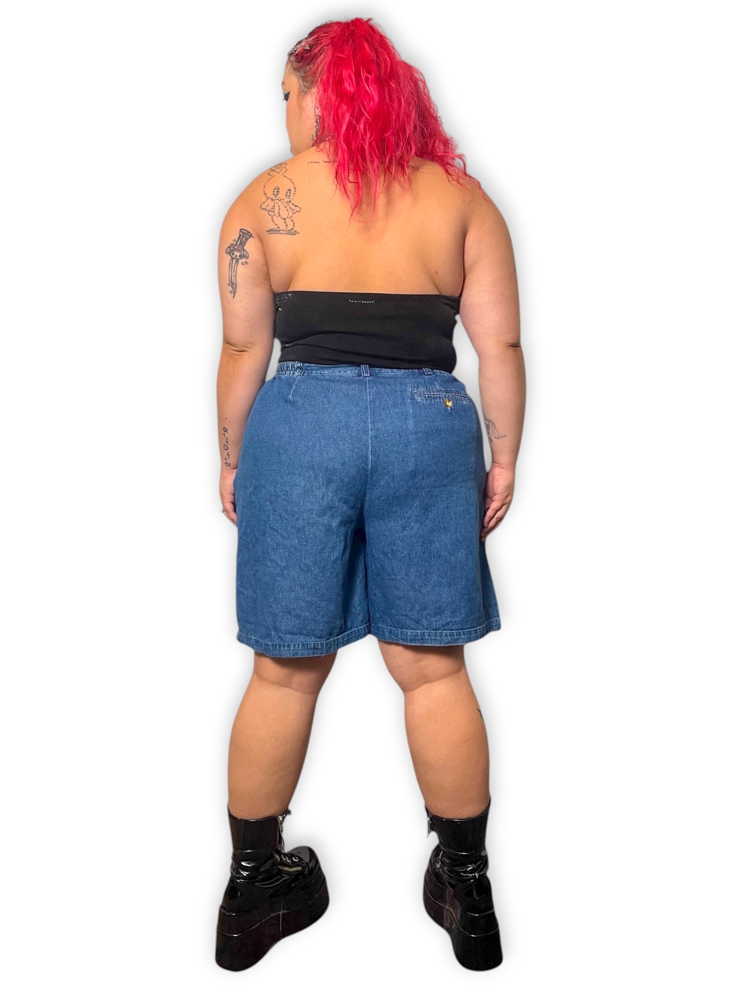 Y2K Karen Scott Denim Shorts (2X/3X)