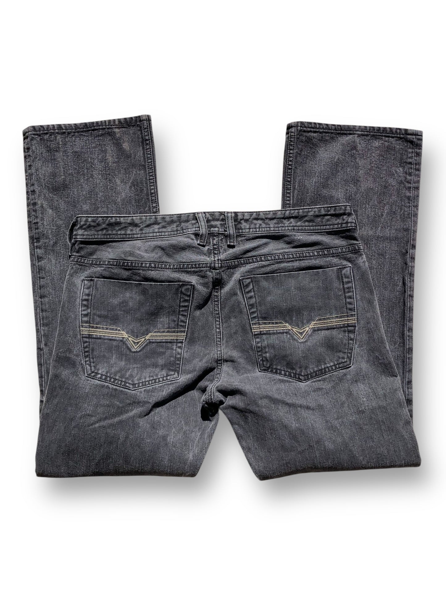 Y2K Diesel Dark Gray Zatiny Jeans (L)