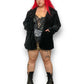 90’s/Y2K DG2 by Diane Gilman Black Velvet Blazer (XL/2X)